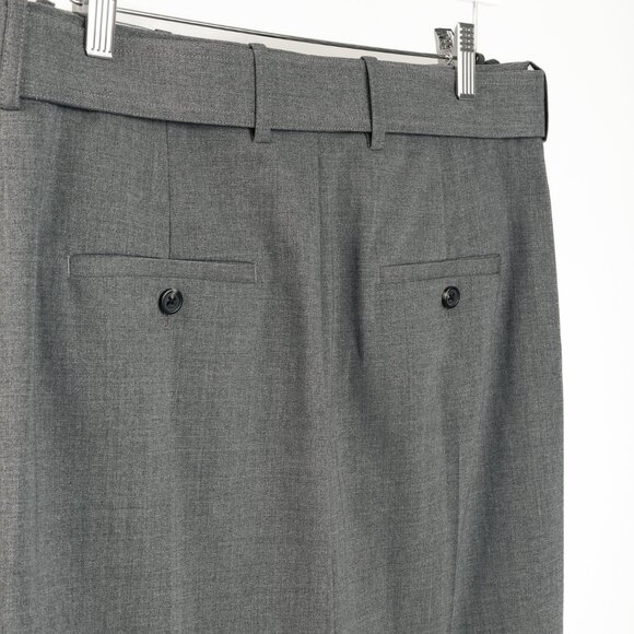 Helmut Lang AW/20 Light Grey Melange Tela Suiting Trouser Skirt - Picture 10 of 15